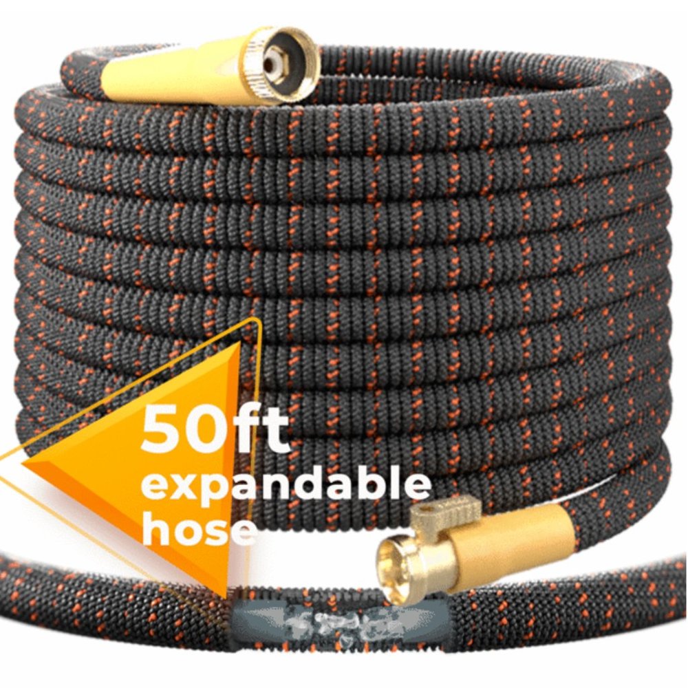 Garden Hose 50 ft Expandable and Flexible - Super Durable 3750D Fabric